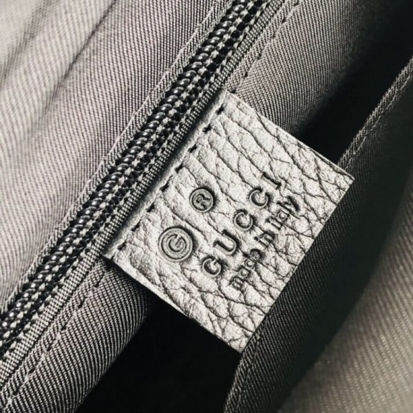 Replica Gucci GG Guccissima Black Nylon Messenger Bag - Image 14