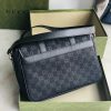 Best Replicas Bags - Replica Gucci GG Guccissima Black Nylon Messenger Bag Shop For Best Louis Vuitton LV Replica Bags With Cheap Price