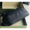 Best Replicas Bags - Replica Gucci GG Guccissima Black Nylon Messenger Bag Shop For Best Louis Vuitton LV Replica Bags With Cheap Price