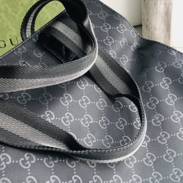 Replica Gucci GG Guccissima Black Nylon Tall Tote Bag - Image 11