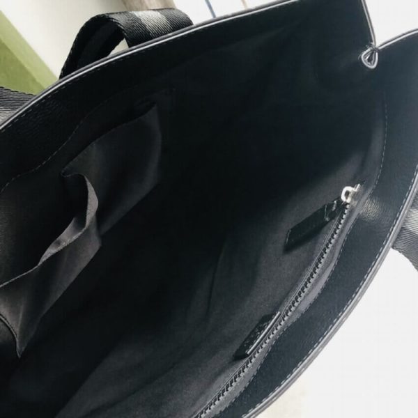 Replica Gucci GG Guccissima Black Nylon Tall Tote Bag - Image 12