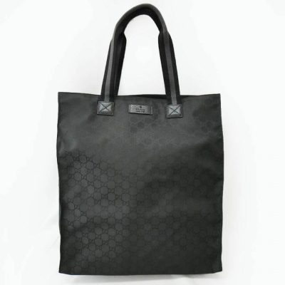 Replica Gucci GG Guccissima Black Nylon Tall Tote Bag
