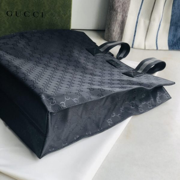Replica Gucci GG Guccissima Black Nylon Tall Tote Bag - Image 7