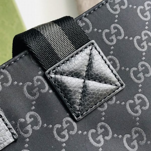 Replica Gucci GG Guccissima Black Nylon Tall Tote Bag - Image 10