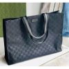 Best Replicas Bags - Replica Gucci GG Guccissima Black Nylon Tote Bag Shop For Best Louis Vuitton LV Replica Bags With Cheap Price