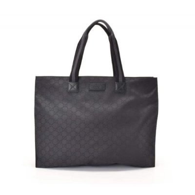 Replica Gucci GG Guccissima Black Nylon Tote Bag