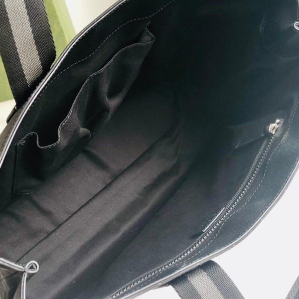 Replica Gucci GG Guccissima Black Nylon Tote Bag - Image 10