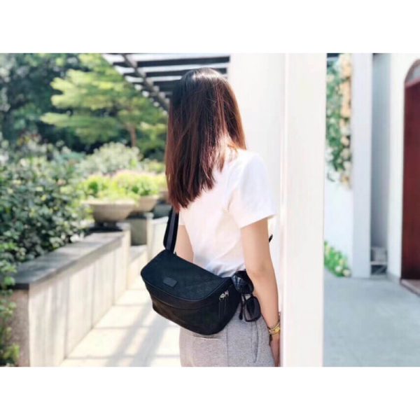 Replica Gucci GG Guccissima Nylon Crossbody Bag - Stylish & Compact - Image 2
