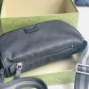 Best Replicas Bags - Replica Gucci GG Guccissima Nylon Crossbody Bag - Stylish & Compact Shop For Best Louis Vuitton LV Replica Bags With Cheap Price