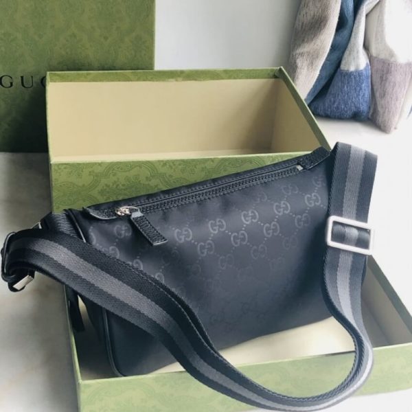 Replica Gucci GG Guccissima Nylon Crossbody Bag - Stylish & Compact - Image 11