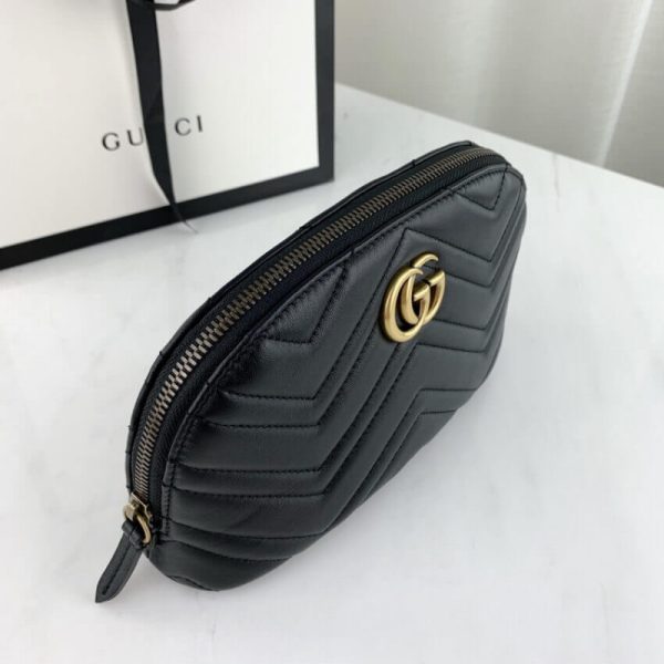 Replica Gucci GG Marmont Cosmetic Case - Stylish Design - Image 9