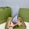 Best Replicas Bags - Replica Gucci GG Marmont Grey Mini Leather Top Handle Bag Shop For Best Louis Vuitton LV Replica Bags With Cheap Price