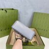 Best Replicas Bags - Replica Gucci GG Marmont Grey Mini Leather Top Handle Bag Shop For Best Louis Vuitton LV Replica Bags With Cheap Price