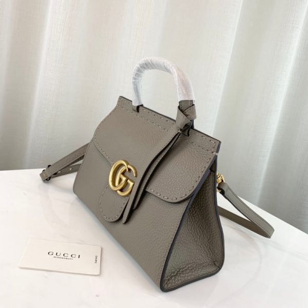 Replica Gucci GG Marmont Leather Shoulder Bag 442622 - Image 2