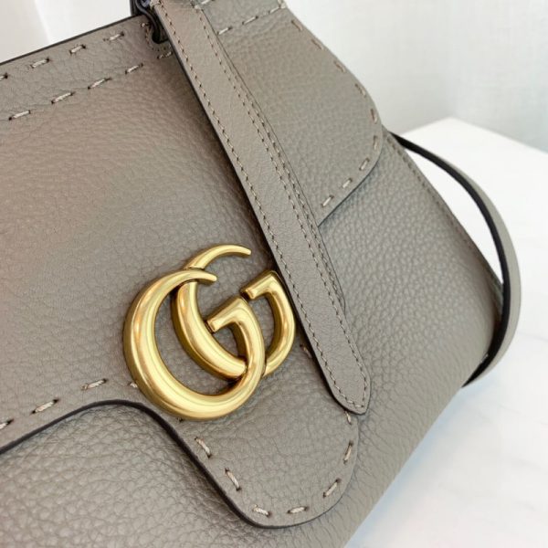 Replica Gucci GG Marmont Leather Shoulder Bag 442622 - Image 8