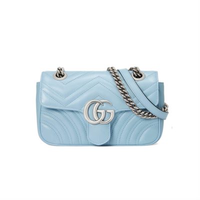 Replica Gucci GG Marmont Mini Chevron Leather Matelasse Bag