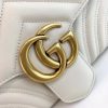 Best Replicas Bags - Replica Gucci GG Marmont Chevron Leather Shoulder Bag Shop For Best Louis Vuitton LV Replica Bags With Cheap Price