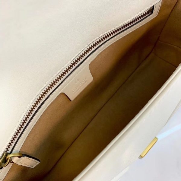 Replica Gucci GG Marmont Chevron Leather Shoulder Bag - Image 10