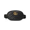 Best Replicas Bags - Elegant Gucci GG Marmont Leather Belt Bag – Stylish Replica Shop For Best Louis Vuitton LV Replica Bags With Cheap Price