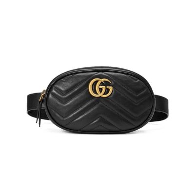 Elegant Gucci GG Marmont Leather Belt Bag – Stylish Replica