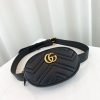 Best Replicas Bags - Elegant Gucci GG Marmont Leather Belt Bag – Stylish Replica Shop For Best Louis Vuitton LV Replica Bags With Cheap Price