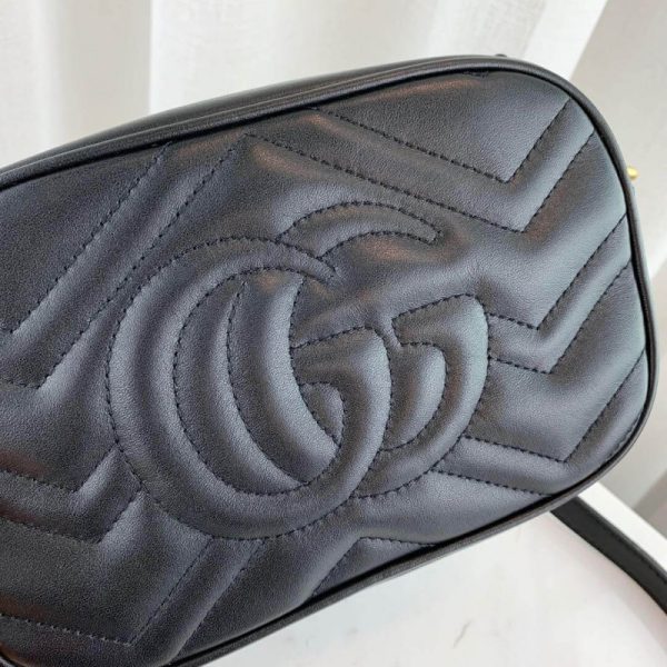 Replica Gucci GG Marmont Mini Matelasse Bag 448065 - Image 9