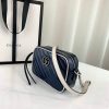 Best Replicas Bags - Replica Gucci GG Marmont Mini Bag in Blue Shop For Best Louis Vuitton LV Replica Bags With Cheap Price