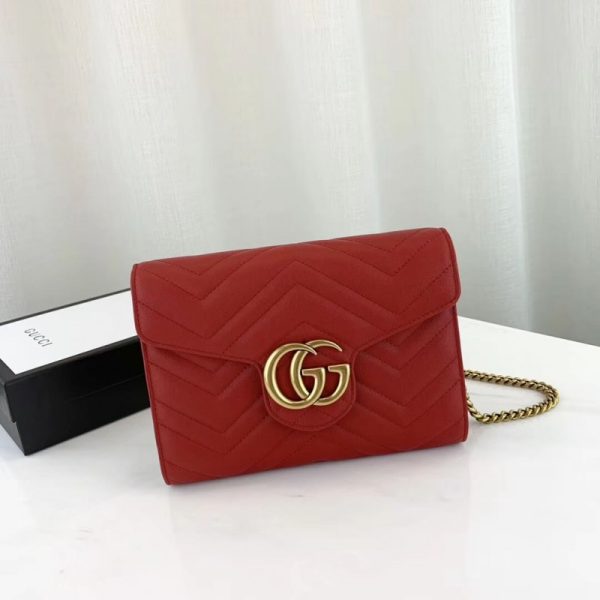 Replica Gucci GG Marmont Mini Matelasse Bag 474575 - Image 3