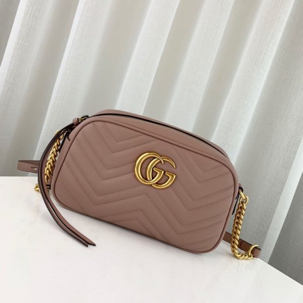 Replica Gucci GG Marmont Matelasse Shoulder Bag 447632 - Image 2