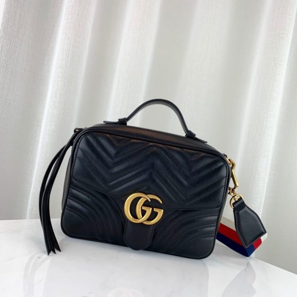 Replica Gucci GG Marmont Matelasse Top Handle Bag - Image 2
