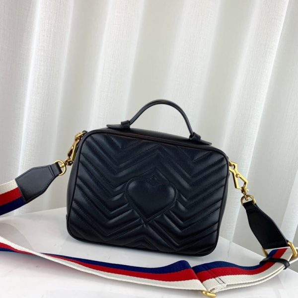 Replica Gucci GG Marmont Matelasse Top Handle Bag - Image 3