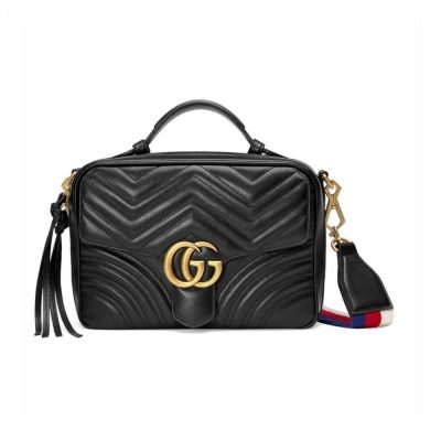 Replica Gucci GG Marmont Matelasse Top Handle Bag
