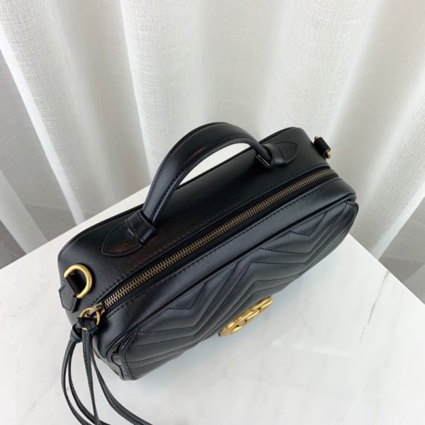 Replica Gucci GG Marmont Matelasse Top Handle Bag - Image 6