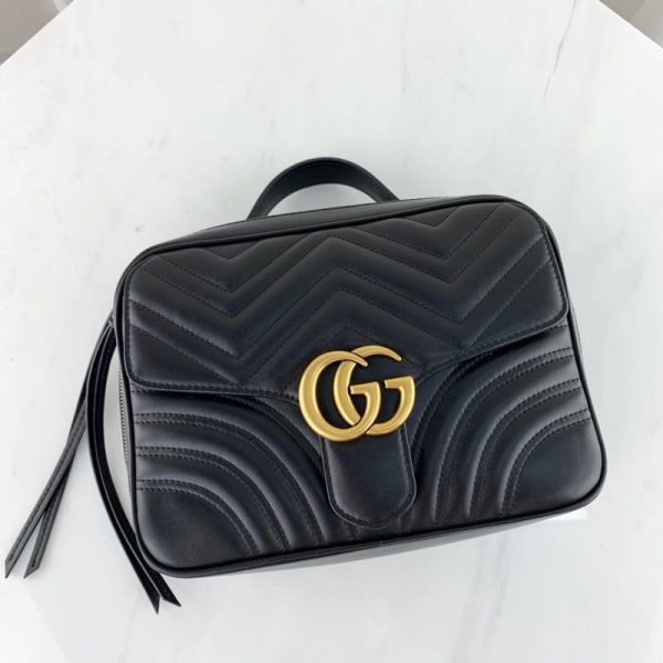 Replica Gucci GG Marmont Matelasse Top Handle Bag - Image 7