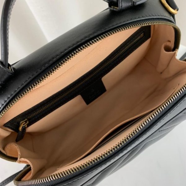 Replica Gucci GG Marmont Matelasse Top Handle Bag - Image 10