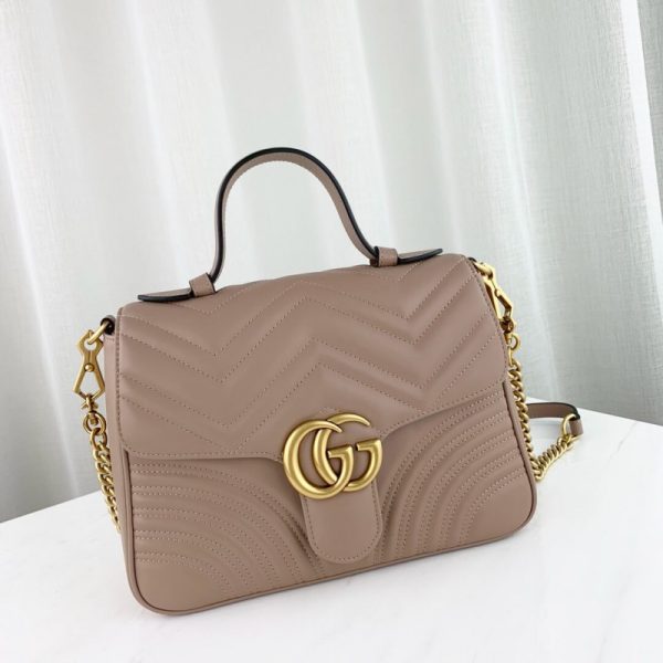 Gucci GG Marmont Matelassé Top Handle Replica Bag - Image 2