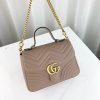 Best Replicas Bags - Gucci GG Marmont Matelassé Top Handle Replica Bag Shop For Best Louis Vuitton LV Replica Bags With Cheap Price