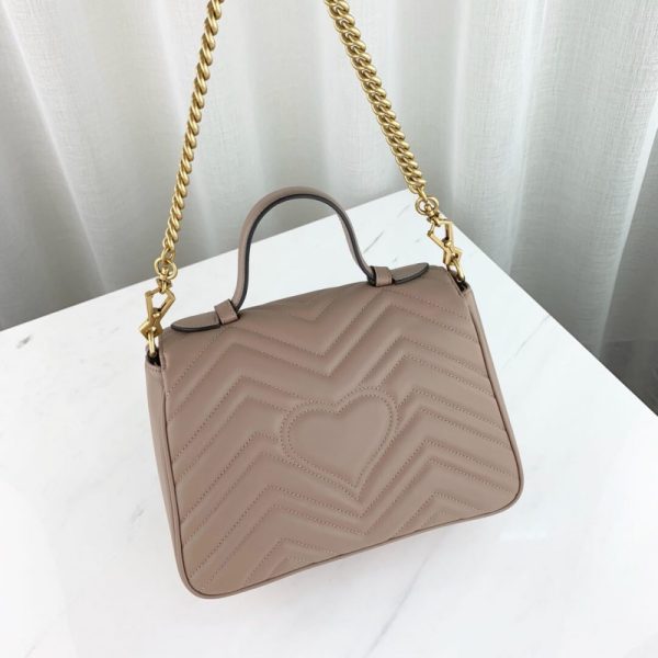 Gucci GG Marmont Matelassé Top Handle Replica Bag - Image 4