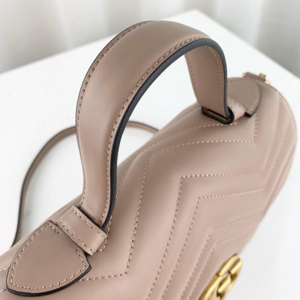 Gucci GG Marmont Matelassé Top Handle Replica Bag - Image 6