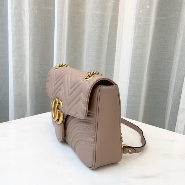 Replica Gucci GG Marmont Medium Matelasse Shoulder Bag - Image 4