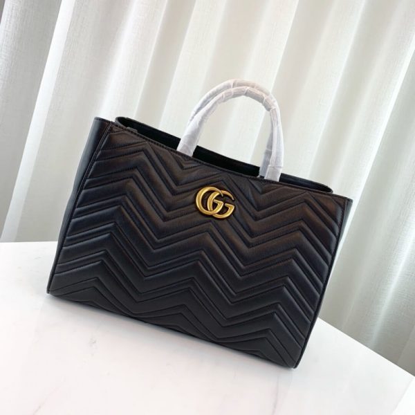 Gucci GG Marmont Matelasse Medium Top Handle Replica Bag - Image 2
