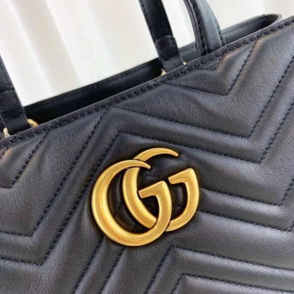 Gucci GG Marmont Matelasse Medium Top Handle Replica Bag - Image 8