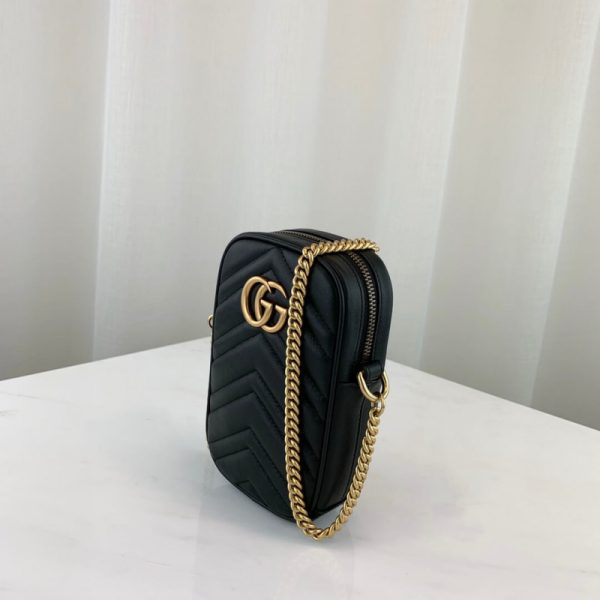 Replica Gucci GG Marmont Mini Bag - Style 598597 - Image 3
