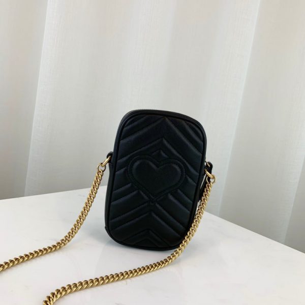 Replica Gucci GG Marmont Mini Bag - Style 598597 - Image 4