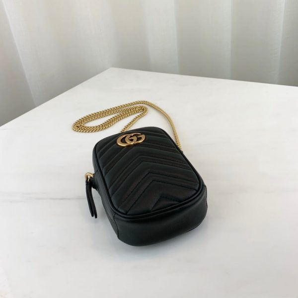 Replica Gucci GG Marmont Mini Bag - Style 598597 - Image 5