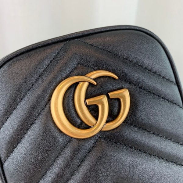 Replica Gucci GG Marmont Mini Bag - Style 598597 - Image 8
