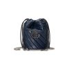 Best Replicas Bags - Gucci GG Marmont Mini Replica Bucket Bag in Blue Shop For Best Louis Vuitton LV Replica Bags With Cheap Price