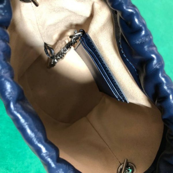 Gucci GG Marmont Mini Bucket Bag Blue Replica - Image 9