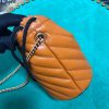Best Replicas Bags - Gucci GG Marmont Mini Bucket Bag - Cognac Replica Shop For Best Louis Vuitton LV Replica Bags With Cheap Price