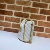 Best Replicas Bags - Replica Gucci GG Marmont Mini Bucket Bag in White Shop For Best Louis Vuitton LV Replica Bags With Cheap Price